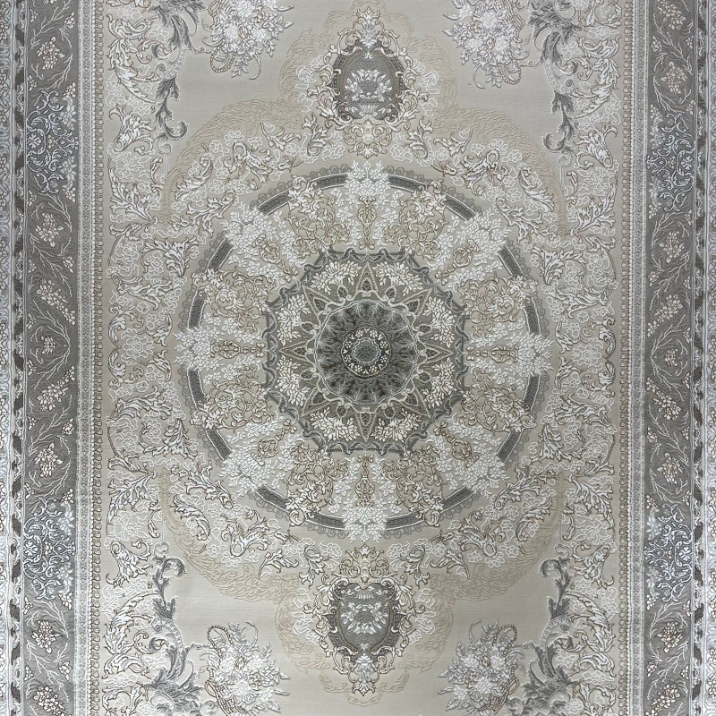 Miral Turkish Classic Rug EO06A Light gray cream Size 400*800