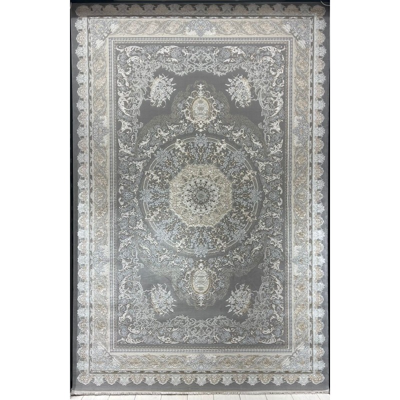 Miral Turkish Classic Rug EO06A Light gray Size 100*300