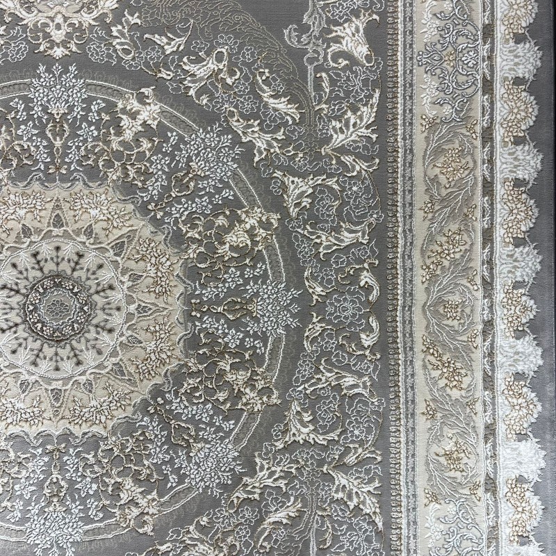 Miral Turkish Classic Rug EO06A Light gray Size 100*300