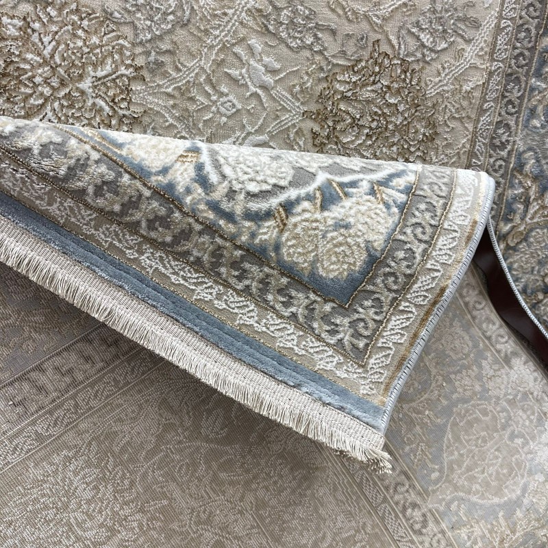 سجاد ميرال تركي كلاسيك EO15A كريم سماوي مقاس 400*600