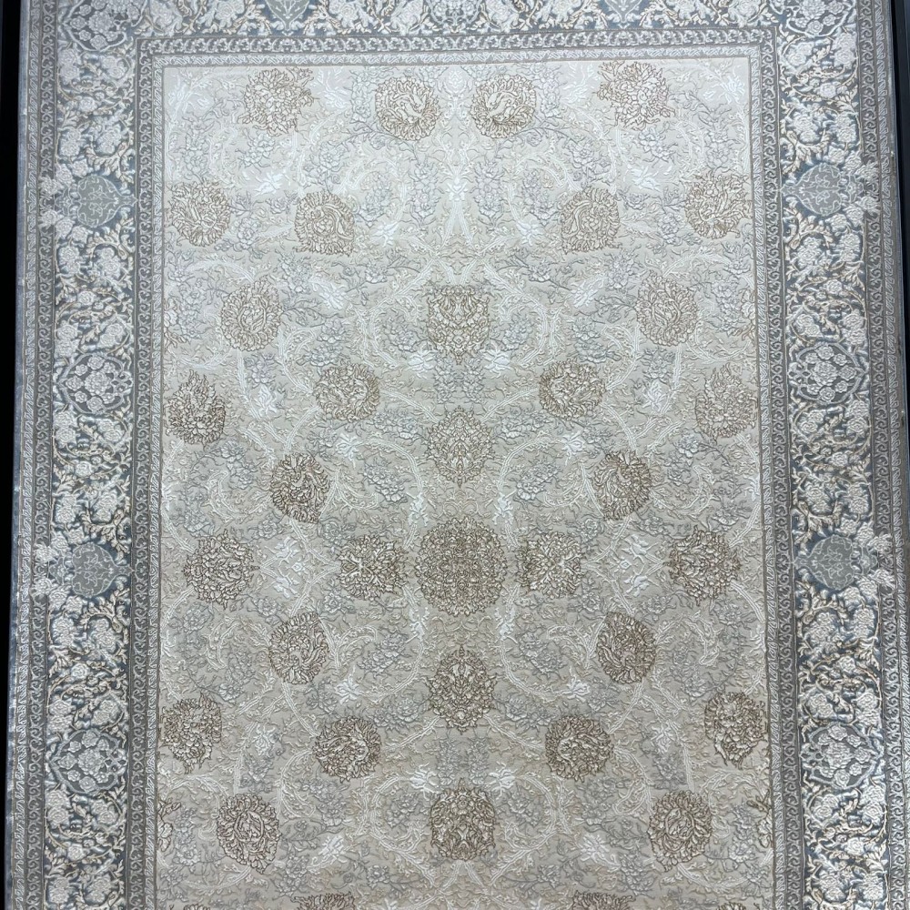 سجاد ميرال تركي كلاسيك EO15A كريم سماوي مقاس 50*80