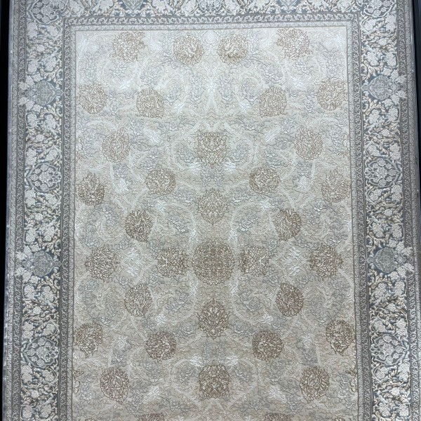 سجاد ميرال تركي كلاسيك EO15A كريم سماوي مقاس 400*600
