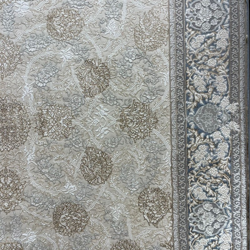 سجاد ميرال تركي كلاسيك EO15A كريم سماوي مقاس 400*600