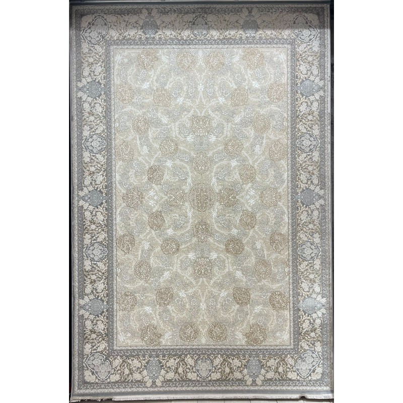 Miral Turkish Classic Rug EO15A dark gray cream Size 500*600