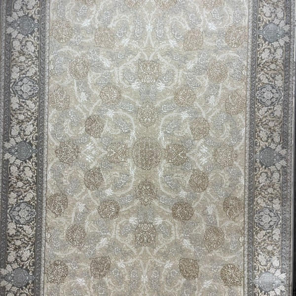 Miral Turkish Classic Rug EO15A dark gray cream Size 400*700
