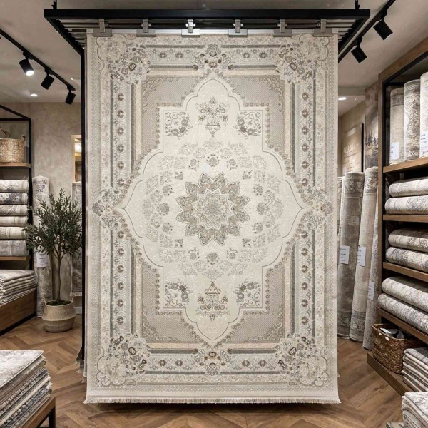 سجاد ميرال تركي كلاسيك EK26A كريم مقاس 500*800
