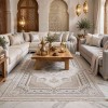 سجاد ميرال تركي كلاسيك EK26A كريم مقاس 500*800