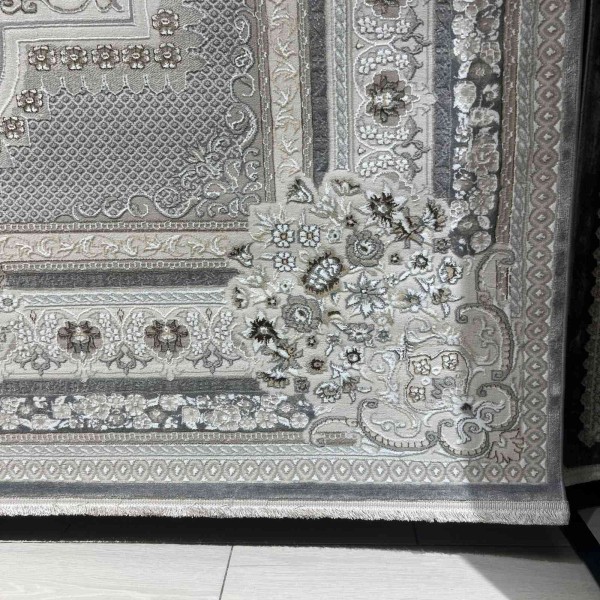 Miral Turkish Classic Rug EK26A cream Dark grey Size 500*600