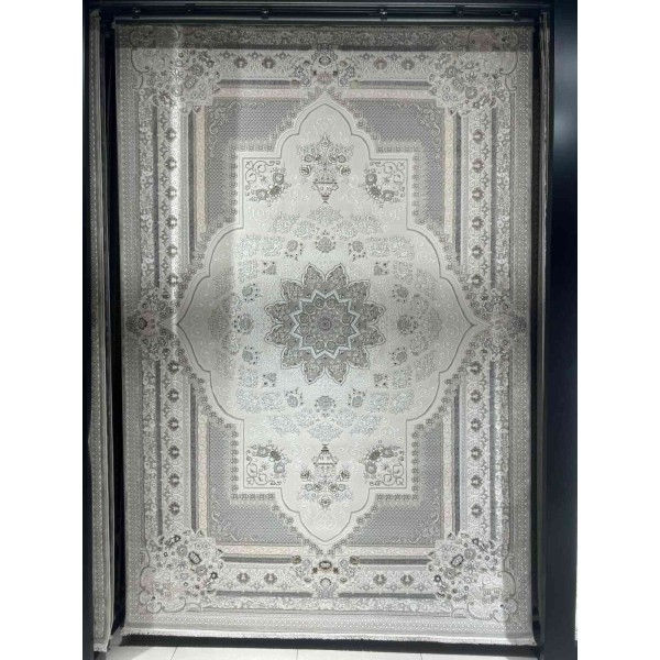 سجاد ميرال تركي كلاسيك EK26A كريم رصاصي مقاس 100*400