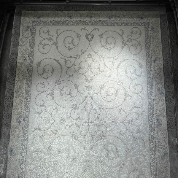 سجاد تركي نرجس نقش فرنسي 31829A رصاصي مقاس 150*220
