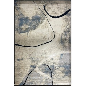 Turkish Opera Carpet HD24A White Blue Size 300*400
