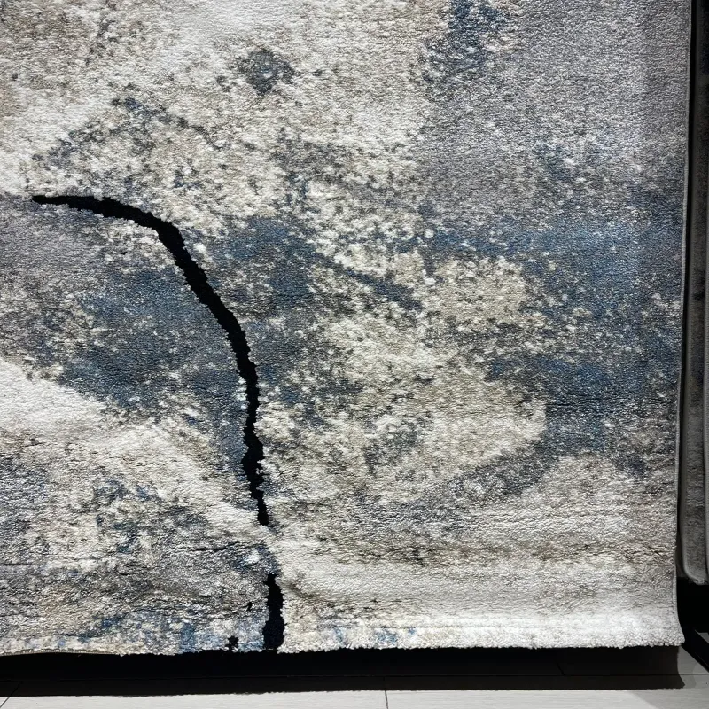 سجاد اوبرا تركي HD24A ابيض سماوي مقاس 250*350