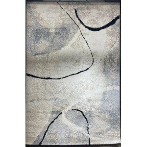 Turkish Opera Carpet HD24A White dark gray Size 100*200