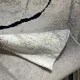 سجاد اوبرا تركي HD24A ابيض رصاصي غامق مقاس 50*80