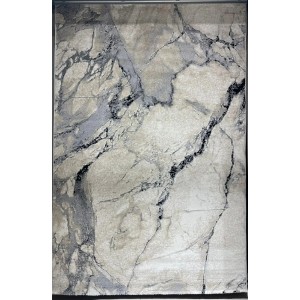 سجاد اوبرا تركي HD33A ابيض رصاصي غامق مقاس 300*400