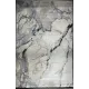 سجاد اوبرا تركي HD33A ابيض رصاصي غامق مقاس 100*300