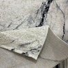 سجاد اوبرا تركي HD33A ابيض رصاصي غامق مقاس 250*350