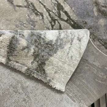 سجاد اوبرا تركي HD33A ابيض اخضر مقاس 50*80