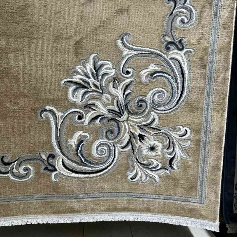 Turkish rugs Paris 32126A brown size 400*500