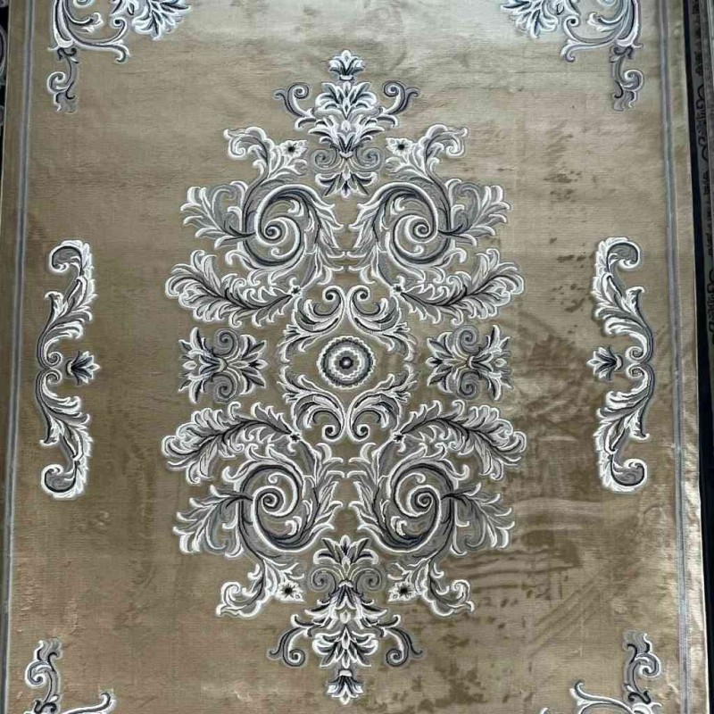 Turkish rugs Paris 32126A brown size 400*500