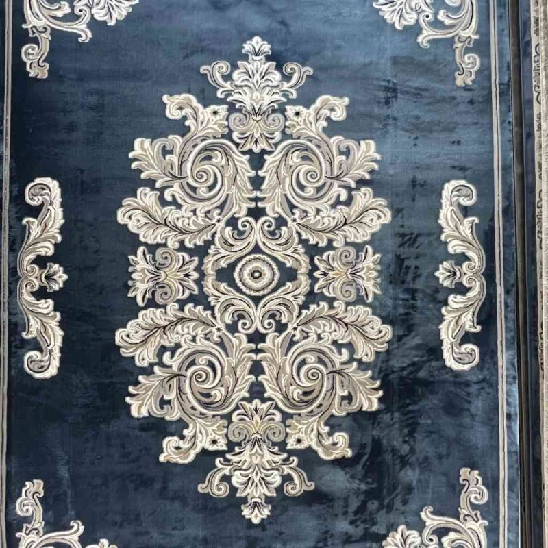 Turkish rugs Paris 32126A blue size 400*500