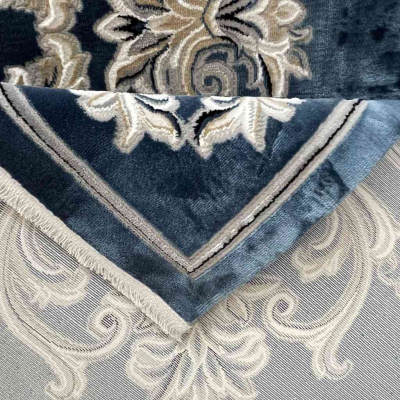 Turkish rugs Paris 32126A blue size 400*500
