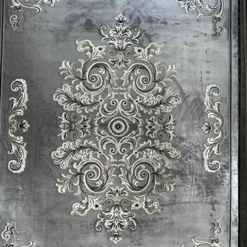 Turkish rugs Paris 32126A gray size 80*150