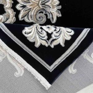 Turkish rugs Paris 32126A navy size 50*80