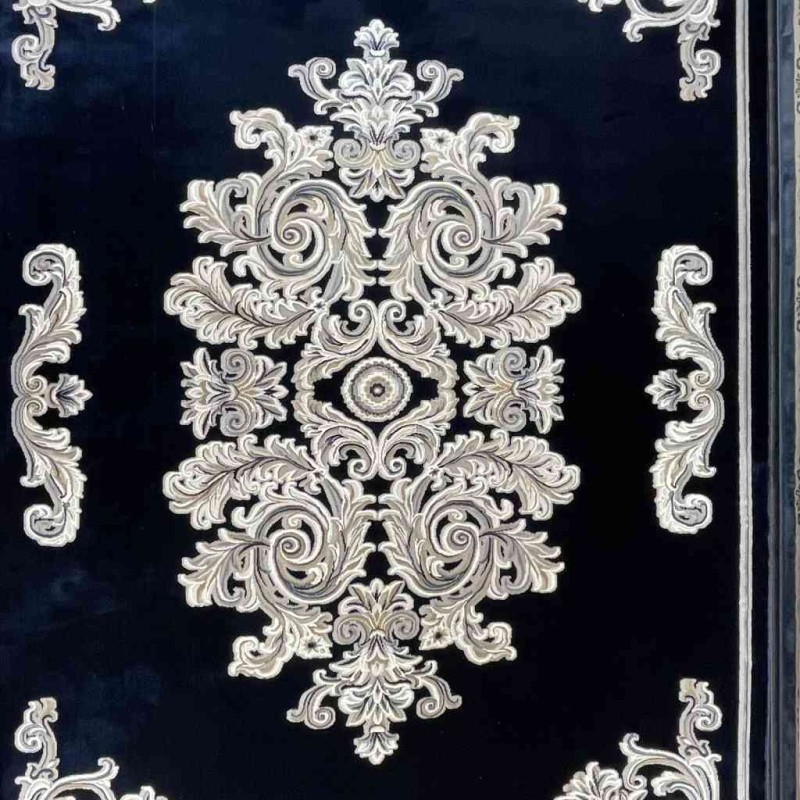 Turkish rugs Paris 32126A navy size 50*80