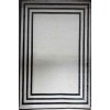 سجاد تركي برواز مودرن 42 ابيض اسود مقاس 150*220