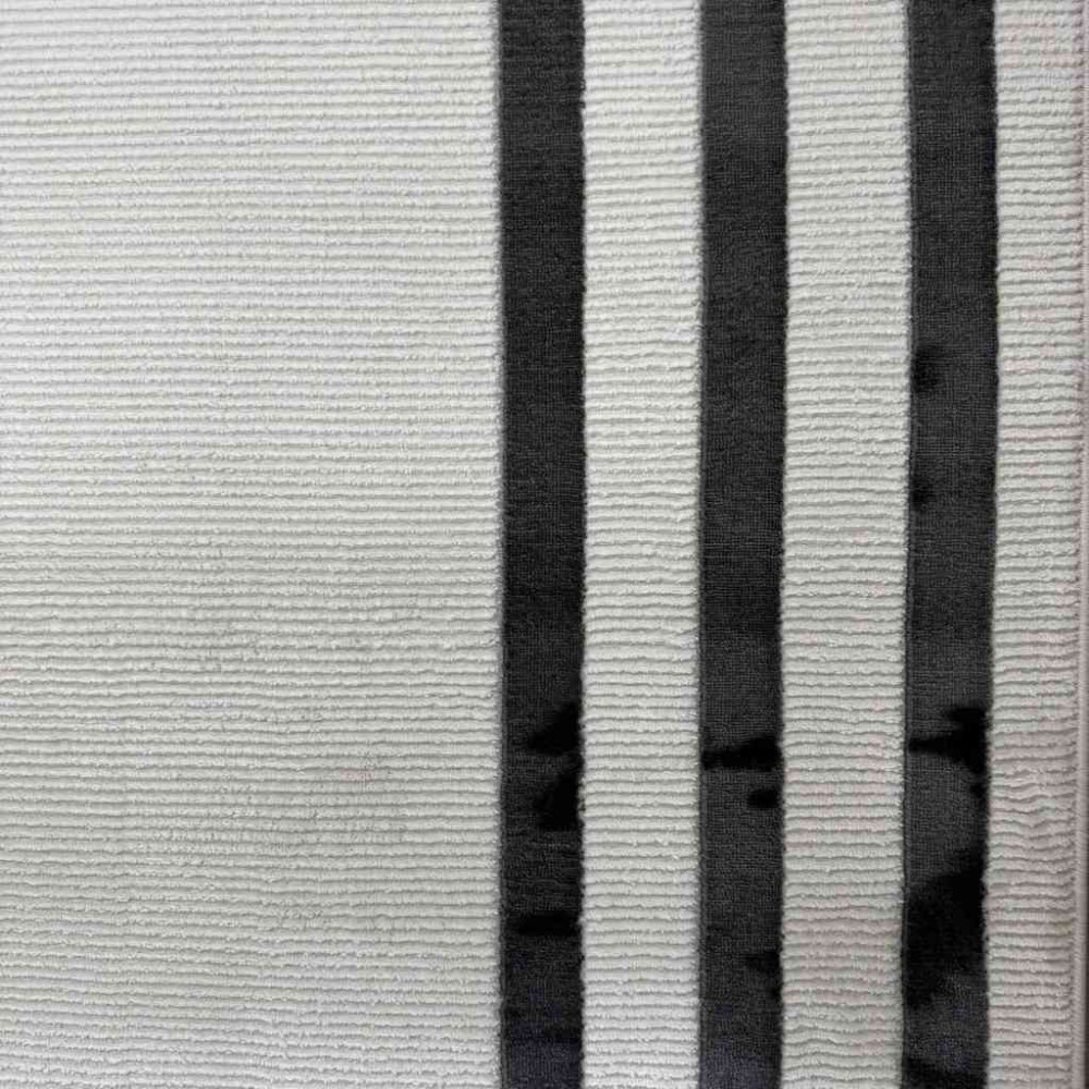 سجاد تركي برواز مودرن 42 ابيض اسود مقاس 300*400