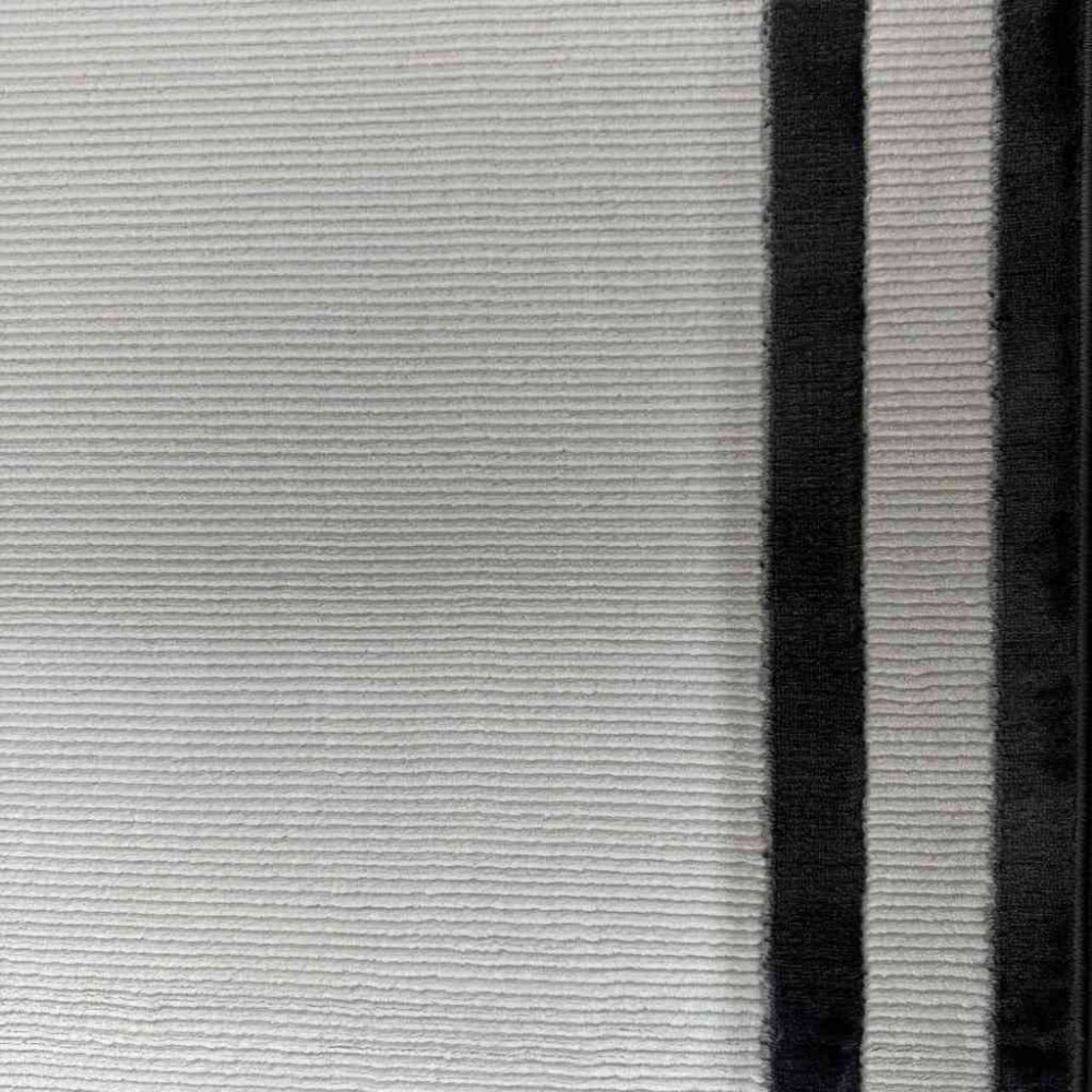 سجاد تركي برواز مودرن 43 ابيض اسود مقاس 50*80