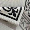 Turkish rug modern frame 78 white black size 200*300