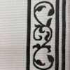 Turkish rug modern frame 78 white black size 200*300