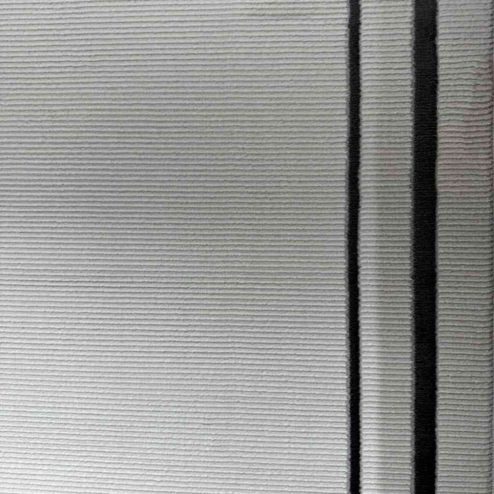 سجاد تركي برواز مودرن 80 ابيض اسود مقاس 50*80