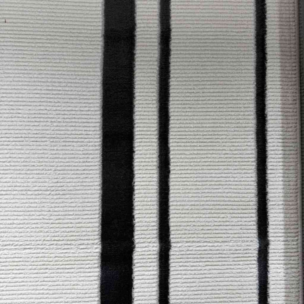 سجاد تركي برواز مودرن 81 ابيض اسود مقاس 300*400