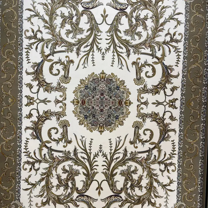 سجاد ايراني سيلا 100164 بيج مقاس 200*200