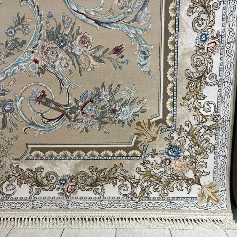 سجاد ايراني سيلا 90148 بيج مقاس 400*800