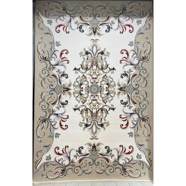 Iranian Sila 100173 Light beige Rug Size 400*500