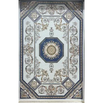 سجاد ايراني سيلا 100124 بيج فاتح مقاس 200*200