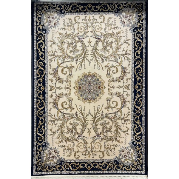 Iranian Sila 100159 navy Rug Size 300*300