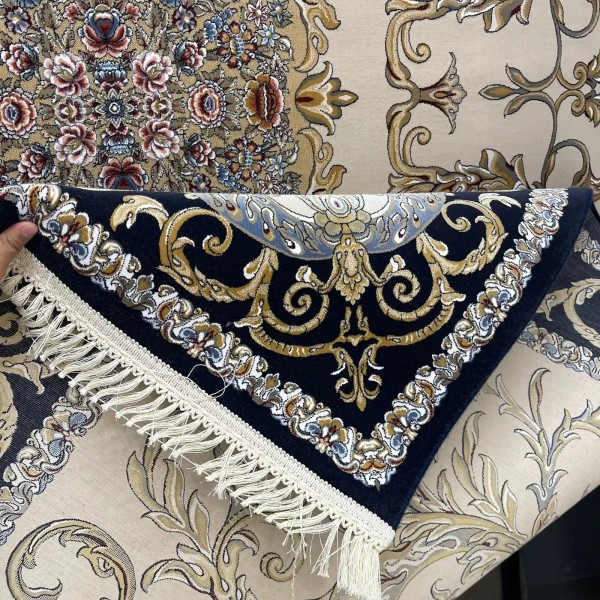 Iranian Sila 100159 navy Rug Size 300*300