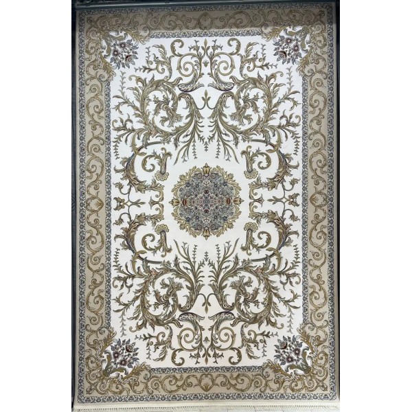 Iranian Sila 100161 cream Rug Size 400*500