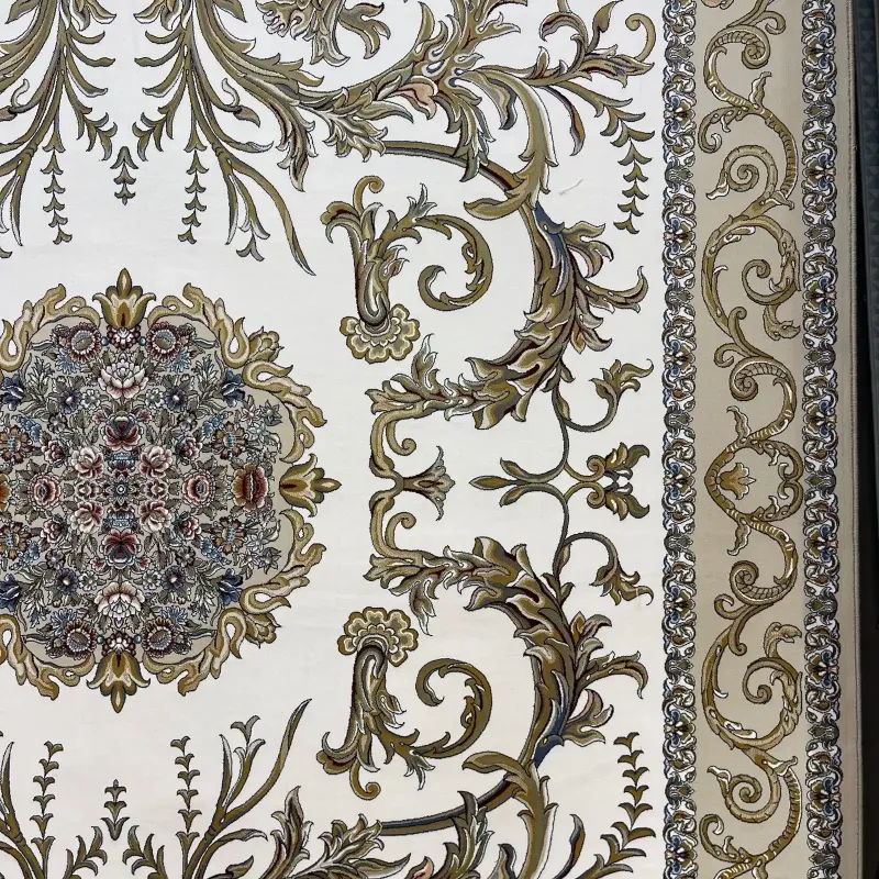 سجاد ايراني سيلا 100161 كريم مقاس 400*800