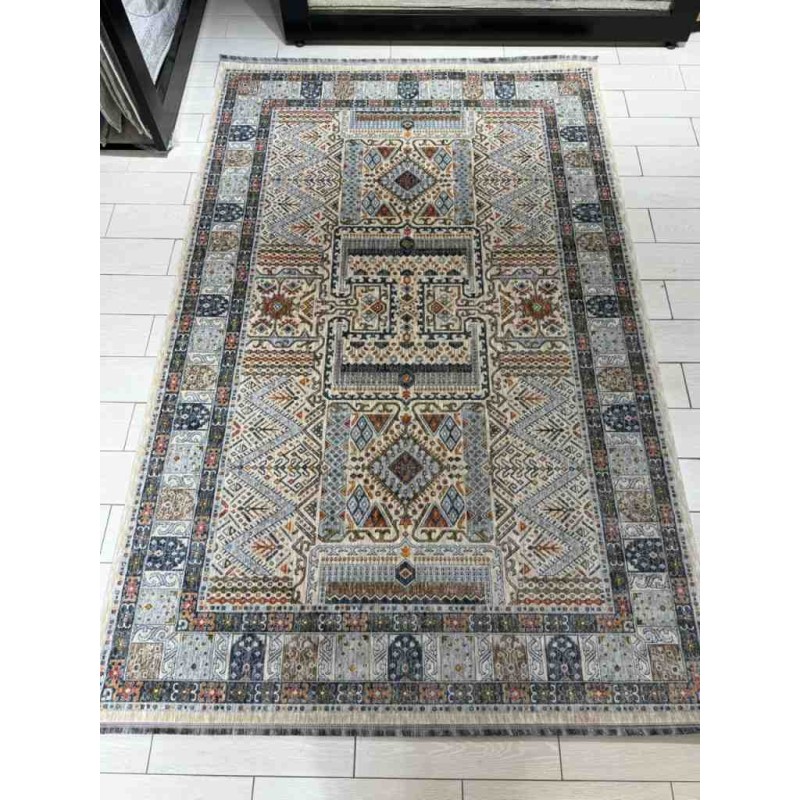 سجاد بوهيمي تركي تكنو KO36A بيج مولتي مقاس 100*300