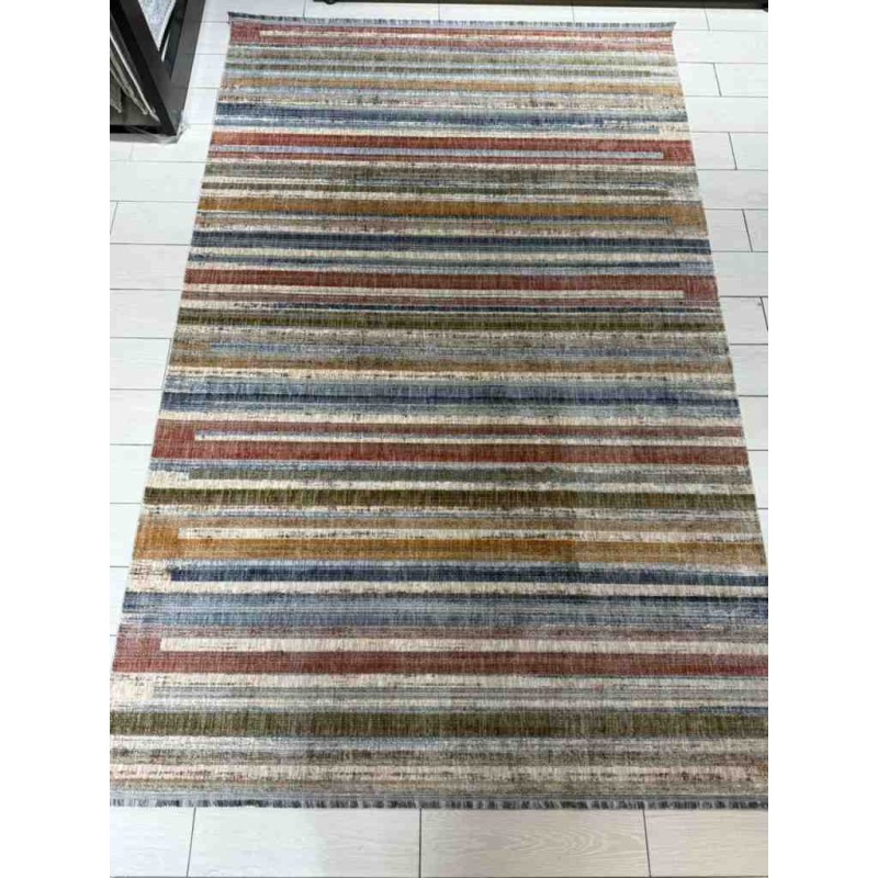 Turkish Bohemian Techno Rug KO38B Beige Multi Size 80*150