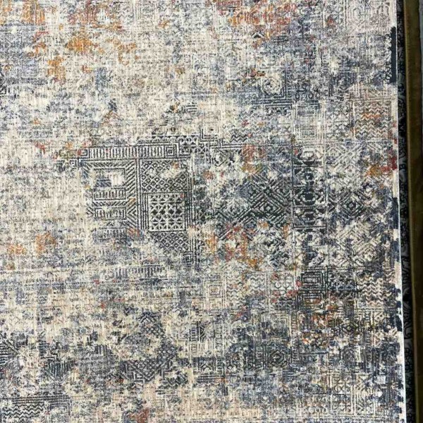 Turkish Bohemian Techno Rug KO41A Beige Multi Size 100*300