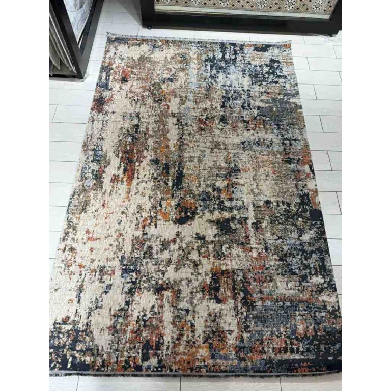 سجاد بوهيمي تركي تكنو KO50A بيج مولتي مقاس 100*300