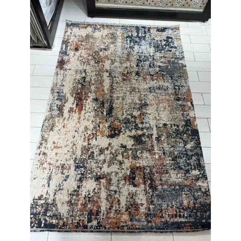 Turkish Bohemian Techno Rug KO50A Beige Multi Size 80*150