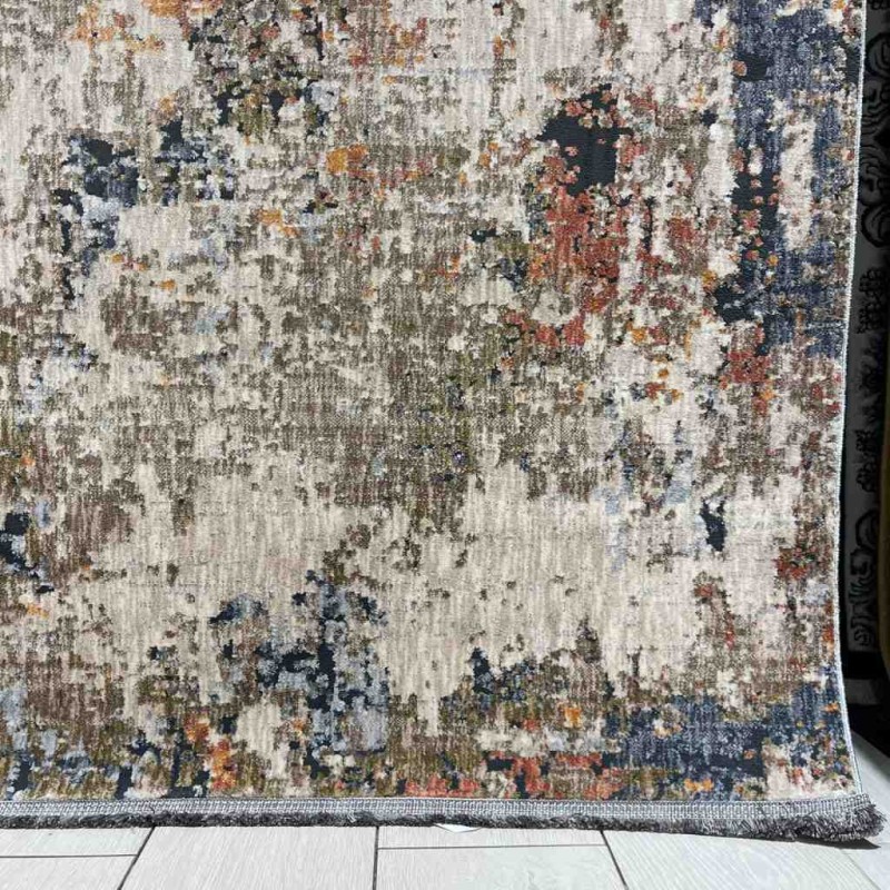 Turkish Bohemian Techno Rug KO50A Beige Multi Size 80*150